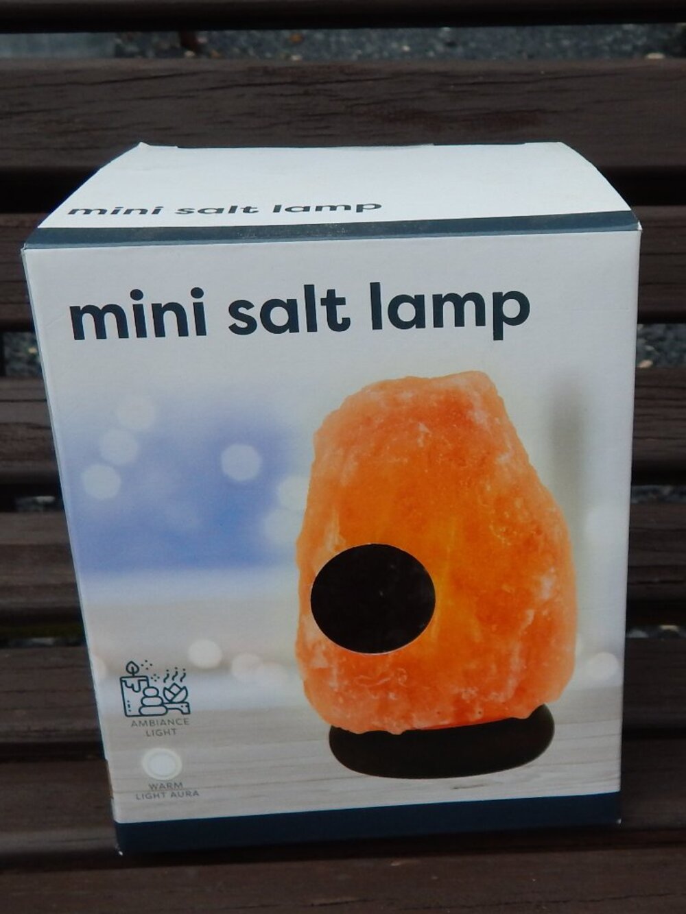Mini Salt Lamp NEW IN BOX